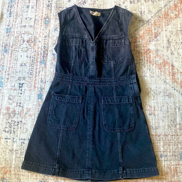 Madewell Black Jean Dress 👗 - Picture 1 of 5